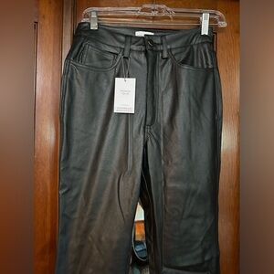 Crock vegan leather pant SIZE 26